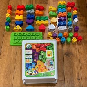 LeapFrog Leap Builders 81- Piece Jumbo Box, Learning Blocks Toy for Kids, Age 2+